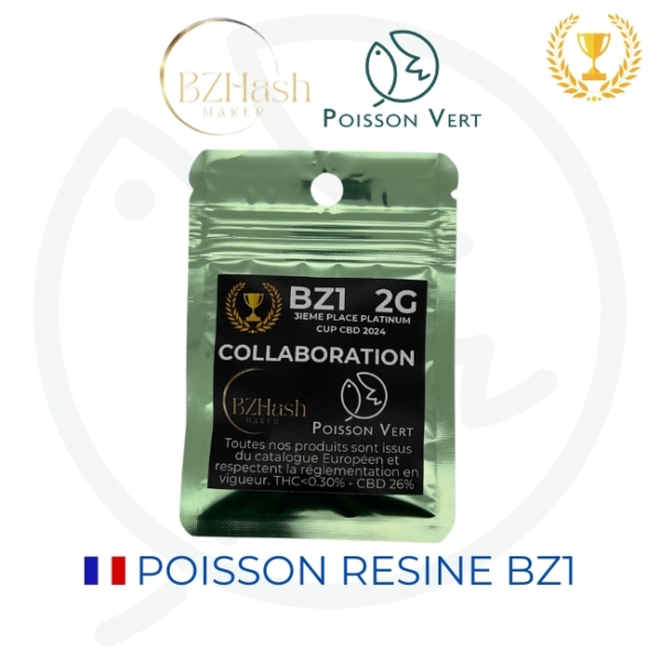 POISSON RÉSINE COLLAB' BZH MAKER BZ1 CBD 25% – Image 4