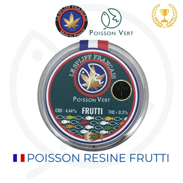 POISSON RÉSINE COLLAB’ LE SPLIFF FRANÇAIS FRUTTI CBG 29% – Image 3