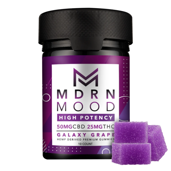 BOITE 10 GUMMIES MDRN MOOD - 50 MG CBD / 25 MG THC