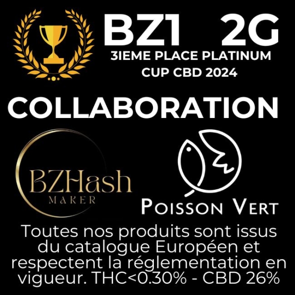 POISSON RÉSINE COLLAB' BZH MAKER BZ1 CBD 25% - Image 5