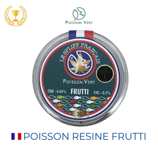 POISSON RÉSINE COLLAB’ LE SPLIFF FRANÇAIS FRUTTI CBG 29% – Image 3