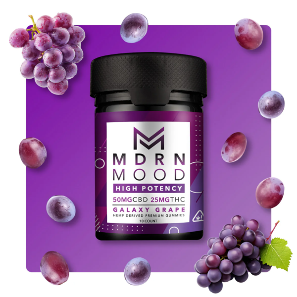 BOITE 10 GUMMIES MDRN MOOD - 50 MG CBD / 25 MG THC - Image 2