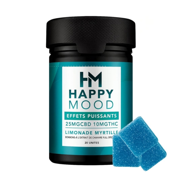 BOITE 20 GUMMIES HAPPY MOOD - 50 MG CBD / 10 MG THC