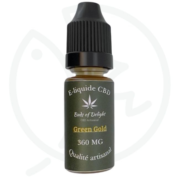 E-LIQUIDE - GREEN GOLD - 360 MG CBD
