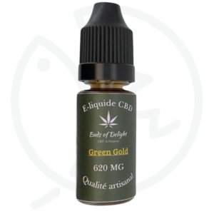 E-LIQUIDE - GREEN GOLD - 620 MG CBD
