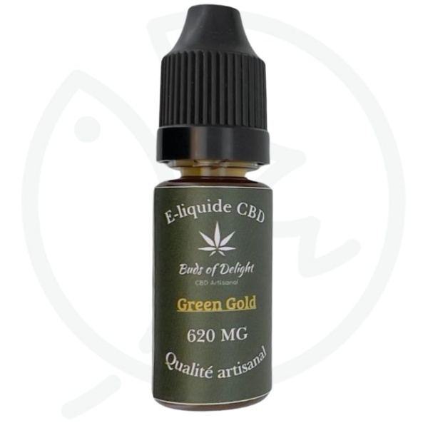 E-LIQUIDE - GREEN GOLD - 620 MG CBD